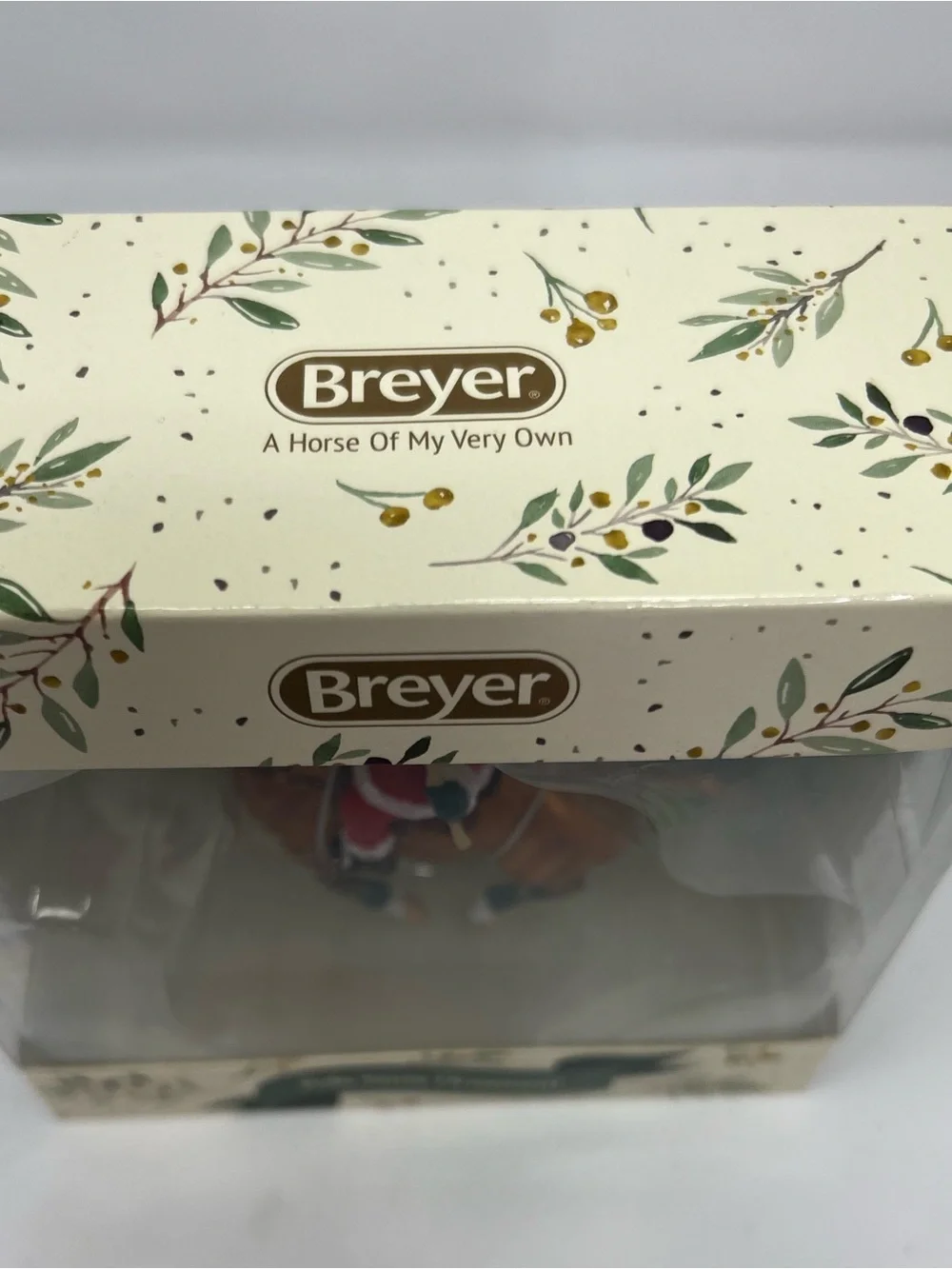 BREYER Horse Pony  Santa Polo Ornament #700689 [-] New In Box Christmas Holiday
